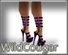 Purple Strappy Sandals