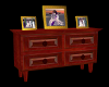 DRESSER WITH PICTURES