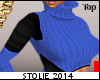 TrueBlue- Fitted Sweater
