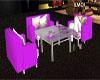 {L}Purple sofa set