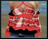 flory top red plaid