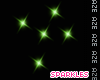 Green Particles Sparkle