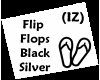 (IZ) Flips Black Silver
