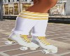 skates white and yellow