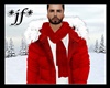 *jf* Red Knit Scarf MF