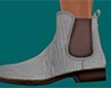 Gray Knit Chelsea Boot F