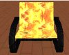 fiery cuddle chair