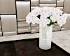 White Rose Flower Vase