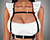 Frill White Harness Top