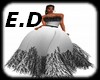 E.D LIA  FEATHER DRESS 1