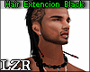 Hair Extencion Black Raf