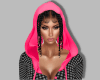 DJ  Hooded Romper Pink