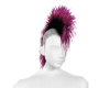 pink and black mohawk