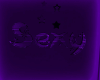 Sexy sign purple M-A