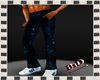 BSD BLUE LEATHER PANTS