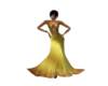 noa golden dress