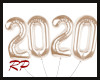 2020 Rose Gold Balloons