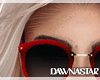 [DJ]Linda Red Sunglasses