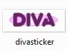 Diva Sticker
