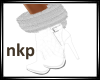 NKP-White Fur boots
