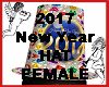 2017 New Year Hat Female