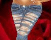ripped blu jeans