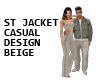 ST CASUAL DESIGN BEIGE