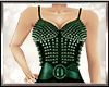 Emerald Spiked Dress