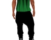 Green n Black Outfit