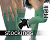 [M] Punk stockings green