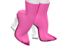 Boots YS Pink2/White