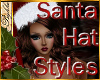 I~Santa Hat Hairstyles