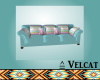 V: Blue Maternity Sofa