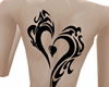 <B>  tattoo heart