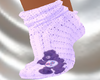 ~M~Purple CareBear socks