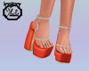 Mathy orange heels