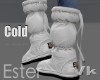 Puffer white  boots