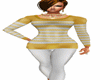 GOLD SWEATER N PANTS
