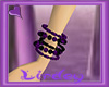 (LIR) PurpleBlack Beaded