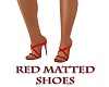 Red Matted Shoes