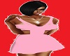 Pink slim dress