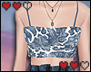 Paisley crop top
