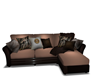 winter brown sofa