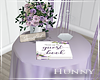 H. Guest Book Lavender