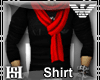 [HS] Shirt AJ+red scarf