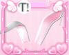 T! Cute White Bunny Ears