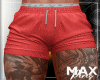 Muscle Shorts tatto Red