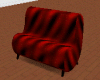 red/black couch