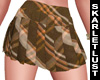 ` Pleated Brown Skirt