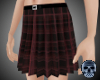 Burgandy Plaid Skirt